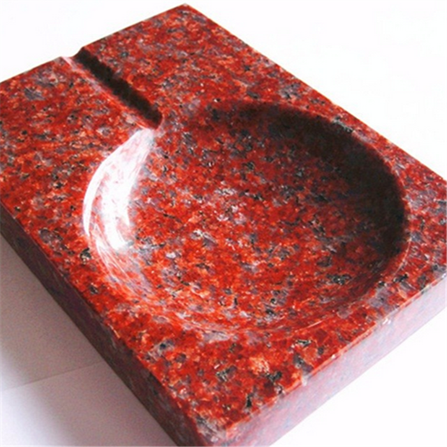 red Granite ashtray